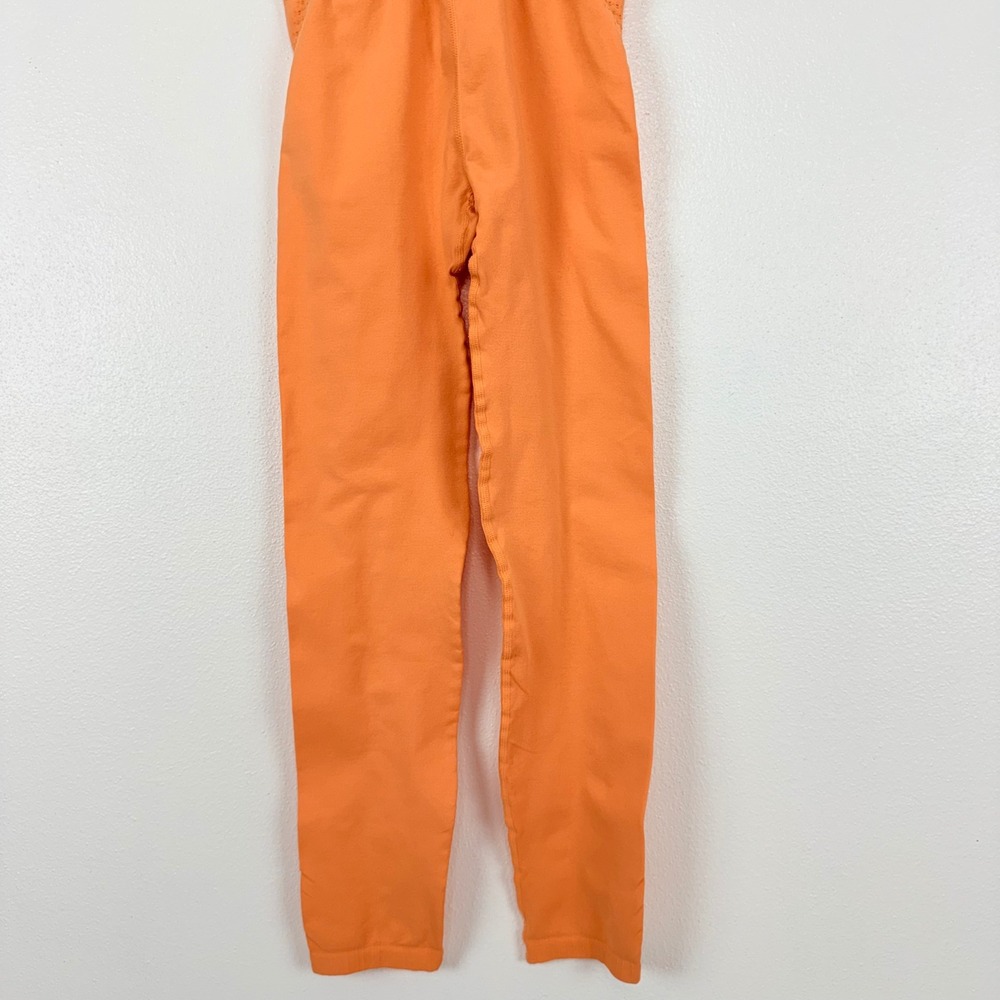 Free People Movement x The Class Bodysuit Womens XS/S Orange Seamless Pilates - Picture 5 of 13